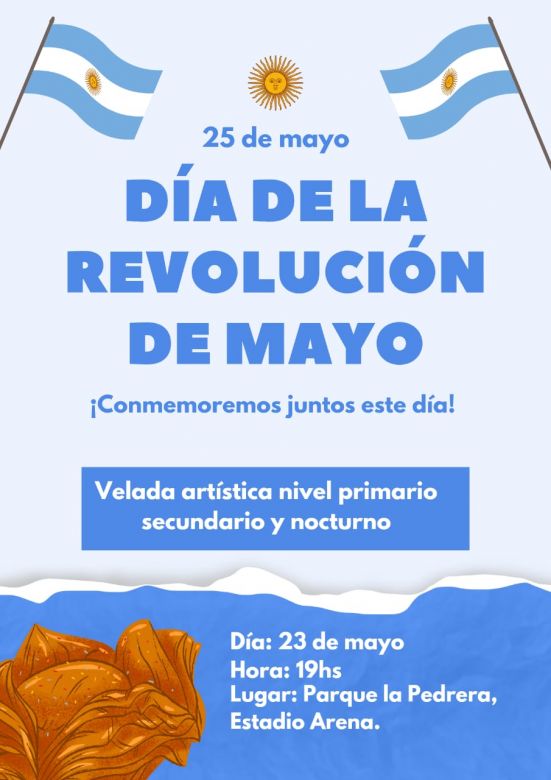 Este Viernes, la EPA N°10 celebrará el 25 de Mayo con una Velada artística en La Pedrera 