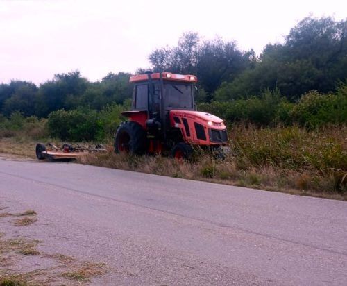 Vialidad Provincial realizó desmalezado y ensanchamiento de banquinas en Junín