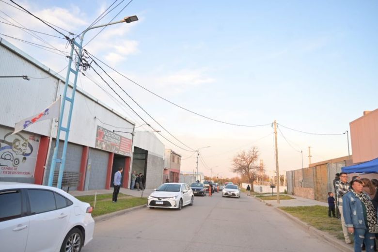 El barrio San Antonio suma iluminación y seguridad para sus vecinos