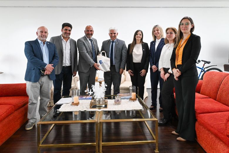 Poggi recibió en su despacho a autoridades del Consejo Profesional de Ciencias Económicas