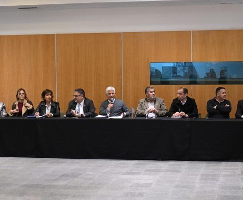 Poggi se reunió con intendentes y legisladores provinciales