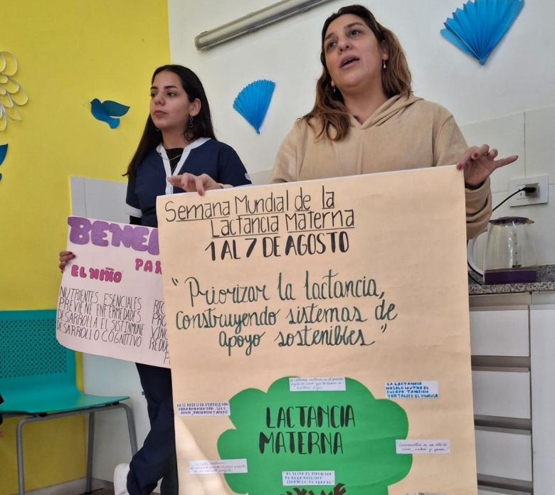 Semana de la Lactancia Materna: realizaron actividades en los Centros de Desarrollo Infantil