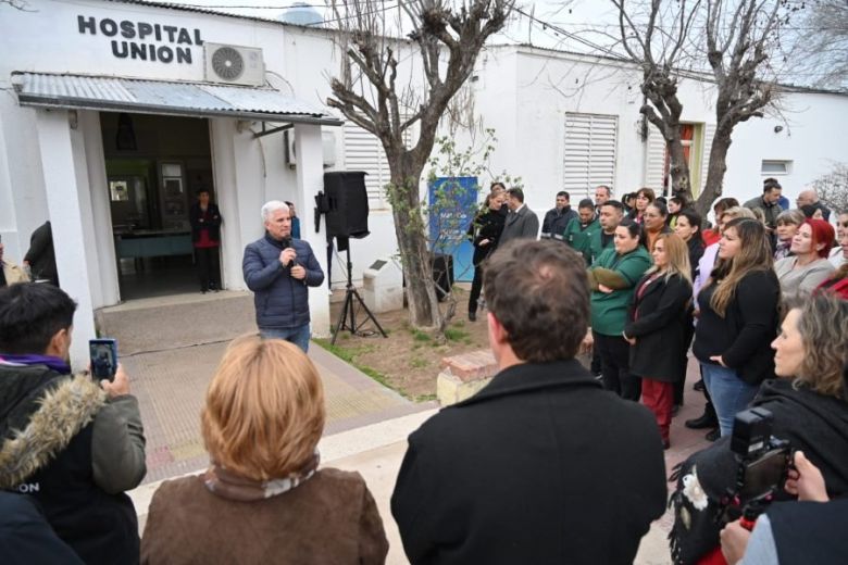 Poggi puso en marcha la construcción del nuevo Hospital de Unión