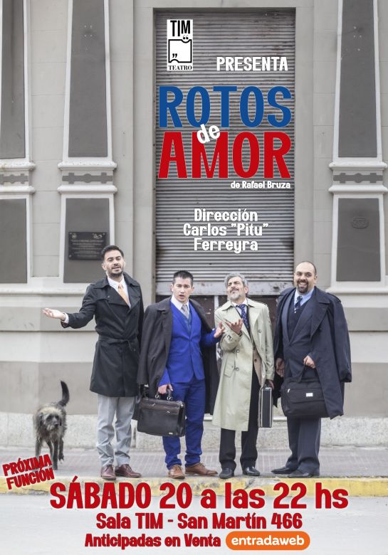 Este Sábado vuelve “Rotos de Amor”: una divertida obra para toda la familia