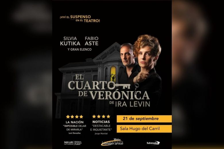 A puro suspenso llega a San Luis la obra ‘El cuarto de Verónica’