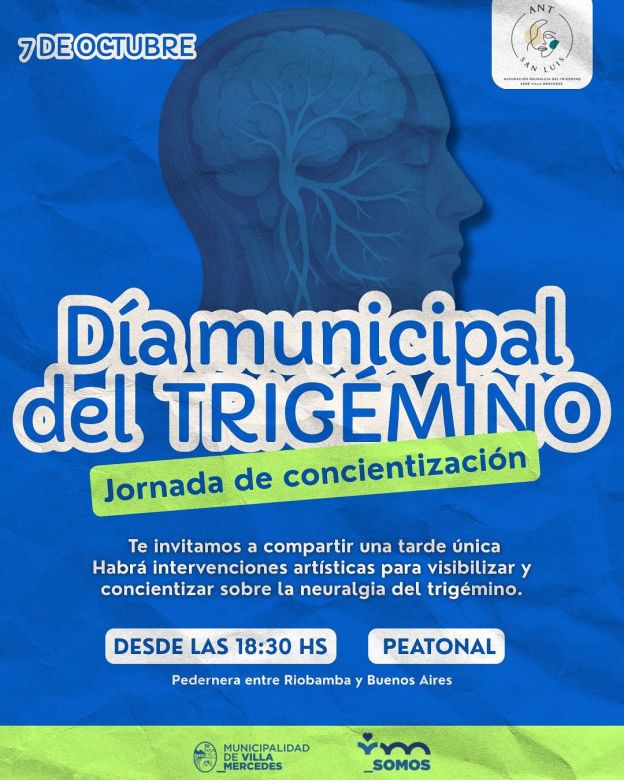 Villa Mercedes conmemora el “Día Municipal de la Neuralgia del Trigémino”