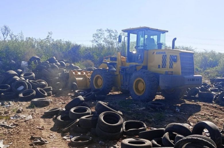 Villa Mercedes: diez toneladas de neumáticos en desuso serán reutilizados en el coproceso de la producción de cemento