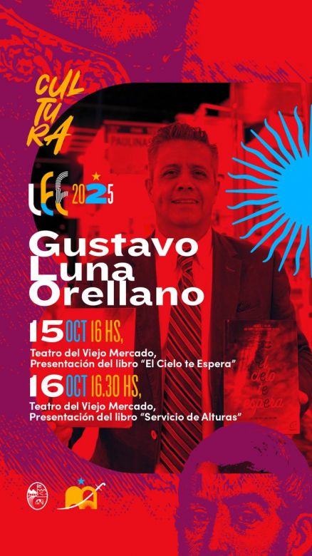 Gustavo “Tata” Luna Orellano en la Feria Literaria “Lee 2025”