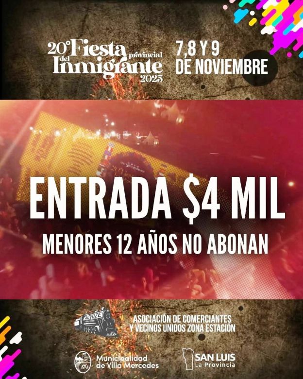 Villa Mercedes celebra la diversidad en la 20° Fiesta Provincial del Inmigrante