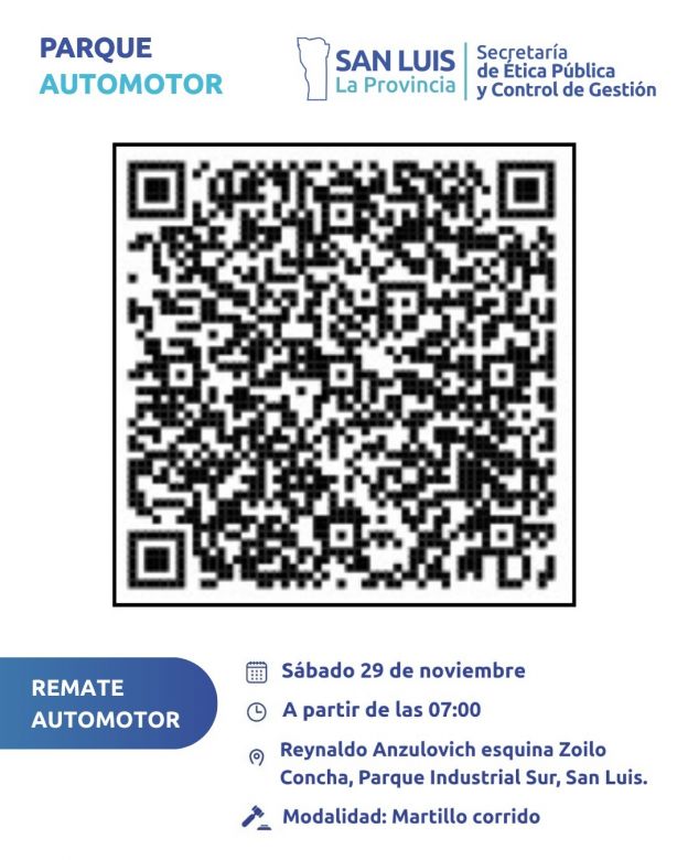 Ya se pueden visitar los lotes que saldrán a remate el 29 de noviembre