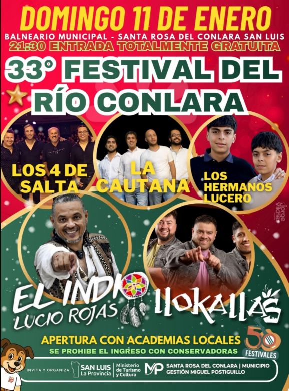 &ldquo;El Festival del R&iacute;o Conlara es parte de la cultura de nuestro pueblo&rdquo;