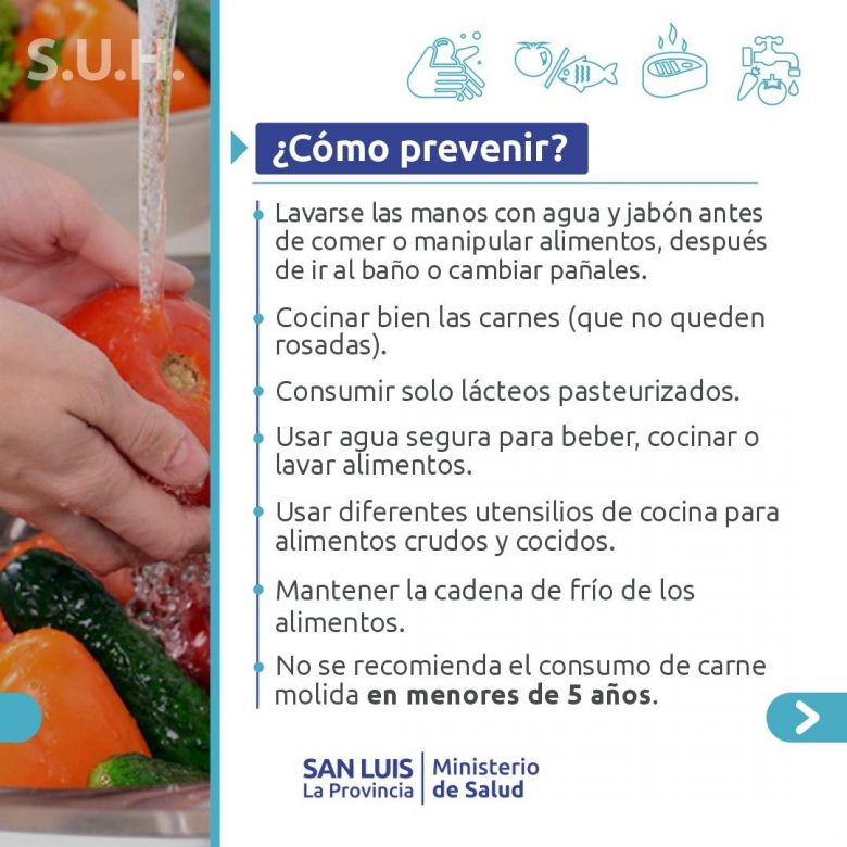 Lanzan recomendaciones para prevenir el S&iacute;ndrome Ur&eacute;mico Hemol&iacute;tico (SUH)