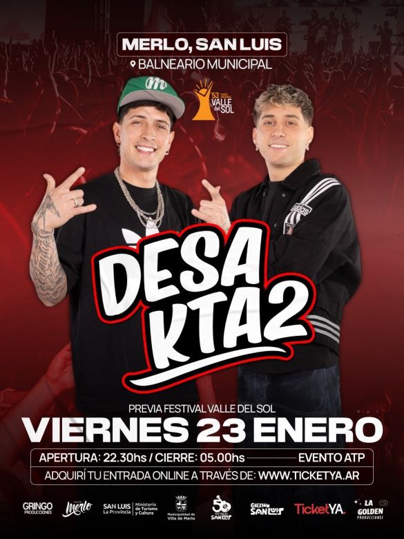 Presentaron la agenda cultural del fin de semana para Potrero de los Funes y la Villa de Merlo