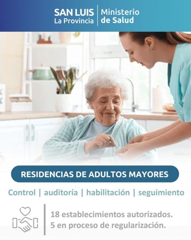 Refuerzan el control sobre las residencias de adultos mayores