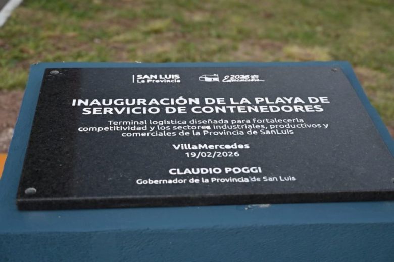 La Provincia potencia su competitividad: inauguraron el patio de contenedores en la ZAL