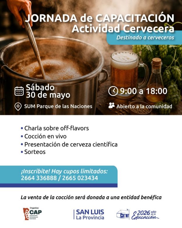 La cultura de la cerveza artesanal tendr&aacute; una jornada para contar detalles de la fabricaci&oacute;n