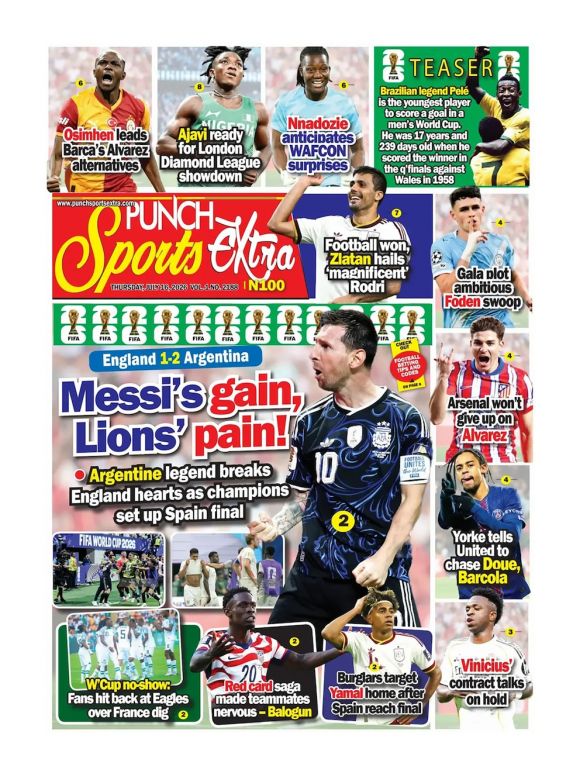 Mir&aacute; las portadas de los principales diarios del planeta tras la remontada de Argentina ante Inglaterra