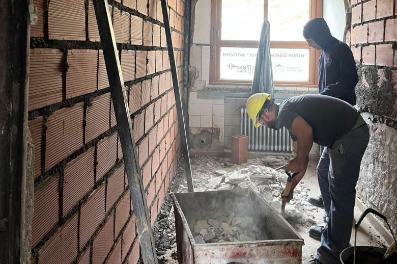El Policl&iacute;nico de Villa Mercedes muestra m&aacute;s espacios renovados y contin&uacute;an las obras