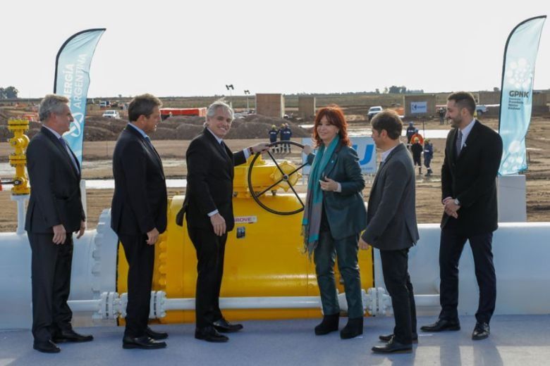 En el Día de la Independencia, se inauguró el Gasoducto Néstor Kirchner 