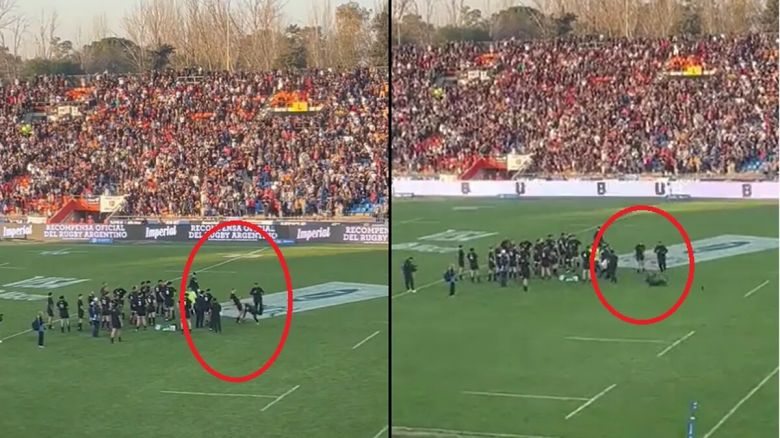 El capitán de los All Blacks agredió a un niño que invadió la cancha en Mendoza