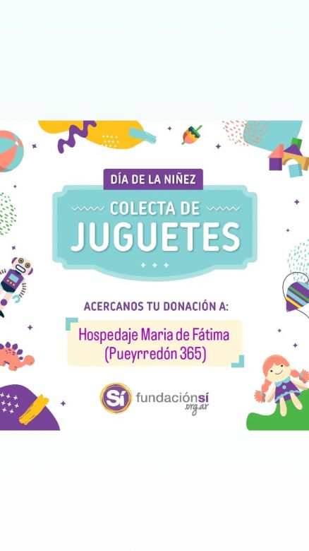Fundación Si realiza una colecta para el Día de la niñez