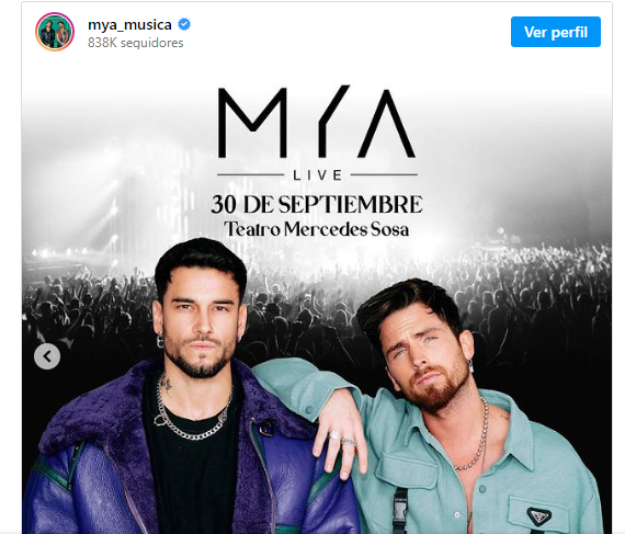 MYA lleva su proyecto audiovisual de gira por Argentina 