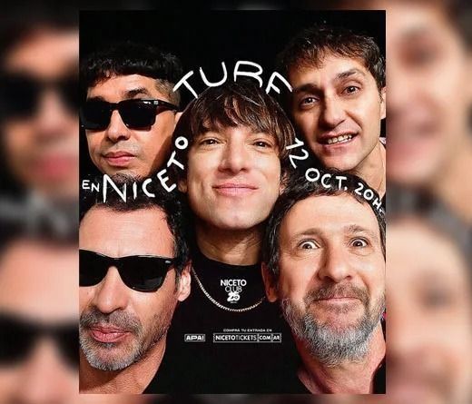 Turf anuncia un nuevo show en la Ciudad de Buenos Aires