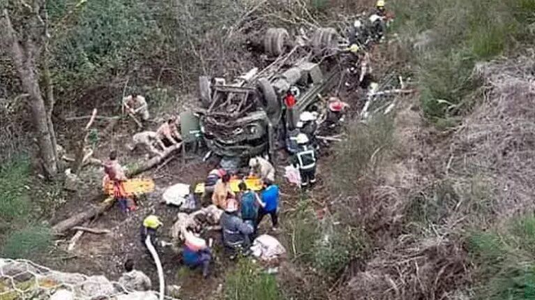 Identificaron a los cuatro soldados muertos en el accidente en San Martín de los Andes