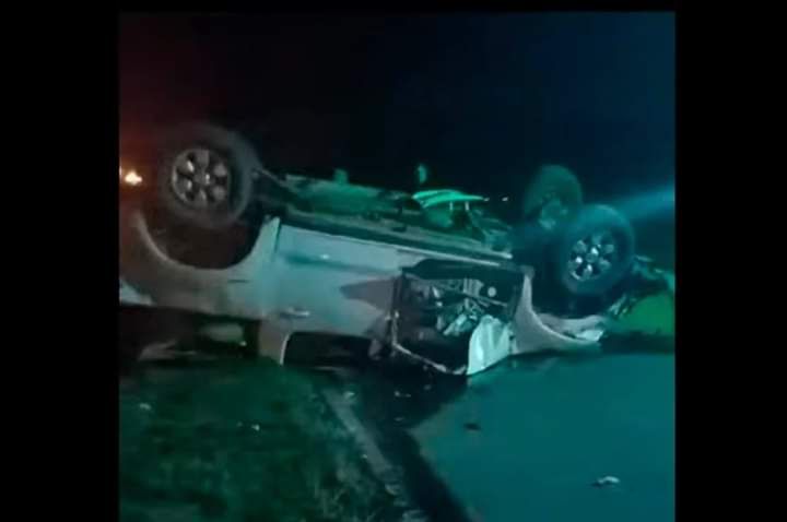 Accidente fatal en la Autopista Nº 55, dos personas fallecidas 