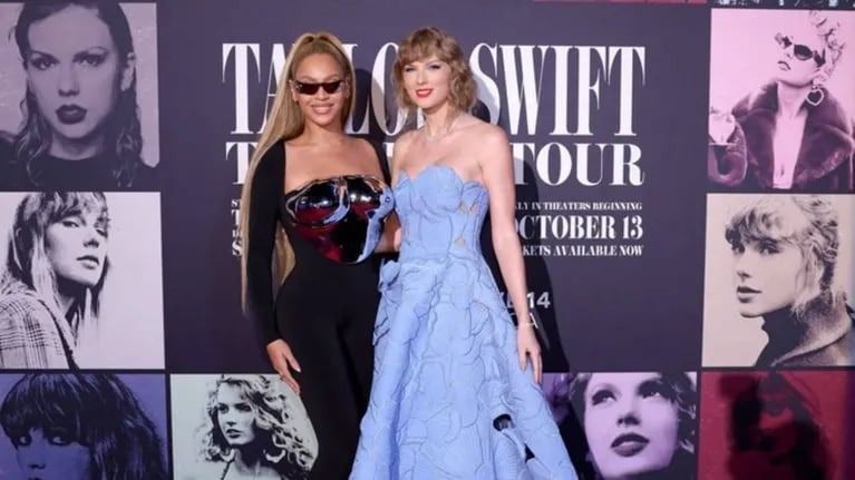Taylor Swift apareció en la premiere de “Renaissance” y le mostró su apoyo a Beyoncé  