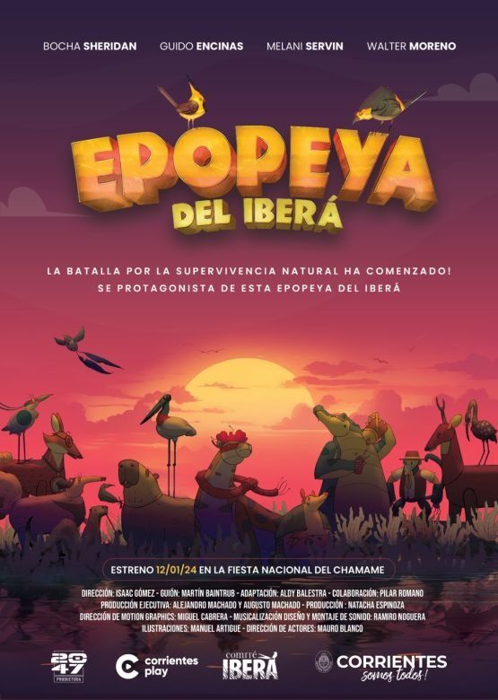 Epopeya del Iberá, la miniserie correntina que en una gesta histórica busca salvar Los Esteros del Iberá 